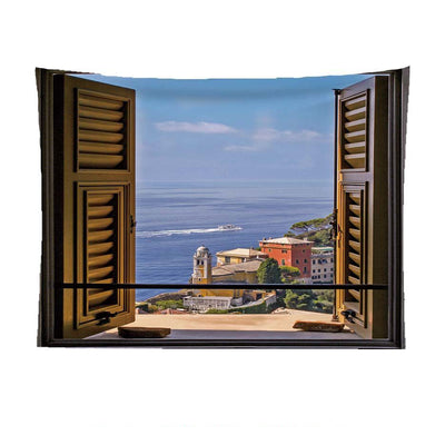 Tela de Fondo con Ventana Falsa y Paisaje 3D - Image 22