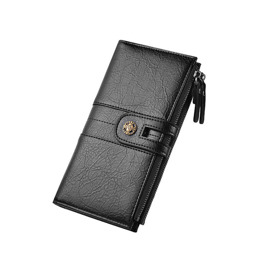 Cartera Larga para Hombre en Cuero PU Retro con Bolsa para Teléfono - Image 6