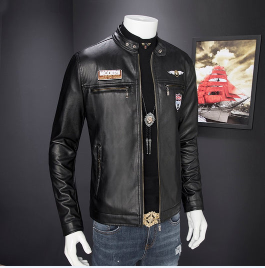Chaqueta de Cuero PU Estilo Locomotora - Diseño Moderno y Atrevido - Image 8