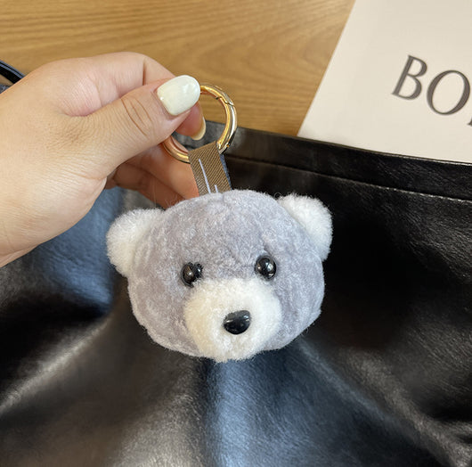 Llavero Peluche Oso de Lana Real - Accesorio Adorable para Auto - Image 6