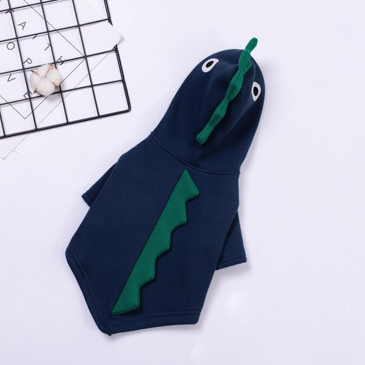 Ropa para Mascotas en Algodón y Terciopelo - Diseño Dinosaurio - Image 6