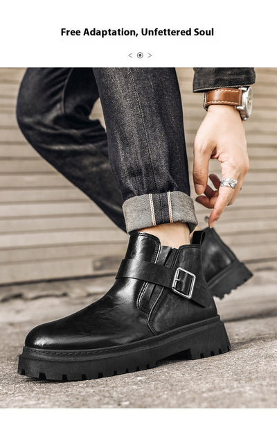 Botas Martin de Cuero PU Impermeables para Exteriores - Image 12