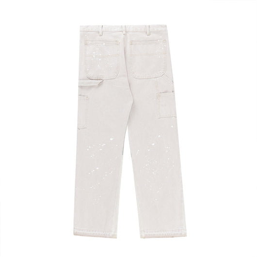 Jeans Hombre Sueltos con Salpicaduras de Pintura - Image 10