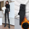 Women's High-Waisted Stretch Jeans - Stylish and Comfortable Silhouette