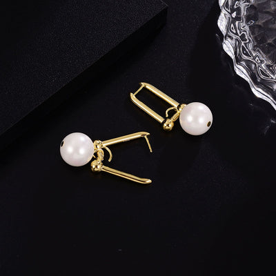Aretes de Perla Diseño Contemporáneo - Elegancia Premium - Image 8