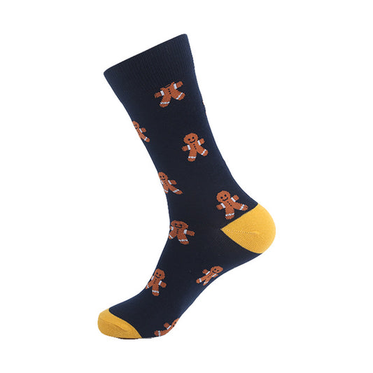 Calcetines Deportivos Largos de Algodón Estampado para Hombre - Image 2
