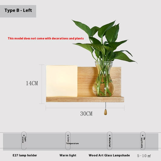 Lámpara de Pared en Madera para Dormitorio y Mesita de Noche - Image 7