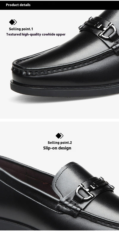 Zapatos de Cuero para Hombre Elegantes y Transpirables - Image 9