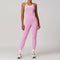 Jumpsuit Deportivo Bicolor con Tirantes Ajustables