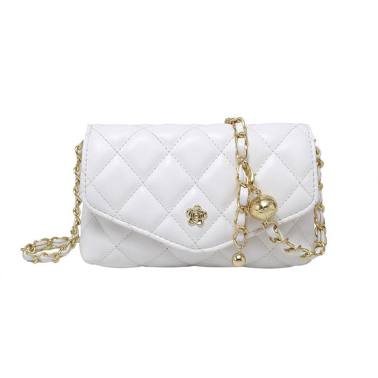 Bolso Bandolera Cuadrado PU con Cadena Decorativa - Image 10