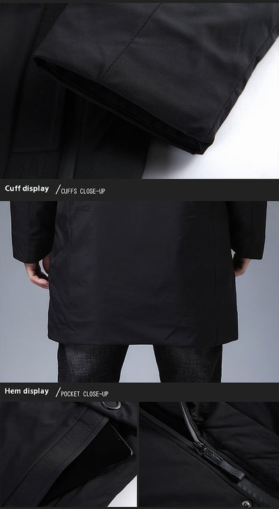 Abrigo Holgado con Capucha para Hombre - Image 10