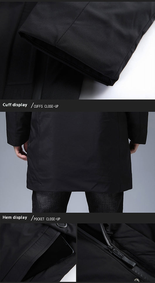 Abrigo Holgado con Capucha para Hombre - Image 10