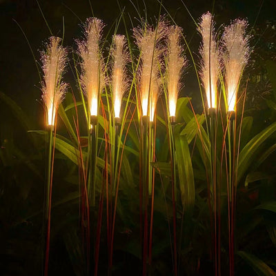 Lámpara Solar LED para Jardín con Diseño de Pasto Pampa - Image 9