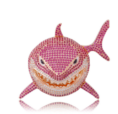 Dije Tiburón Elegante con Circonitas - Image 13