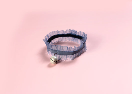 Collar Ajustable de Terciopelo y Encaje con Campana para Mascotas y Repelente de Insectos - Image 10