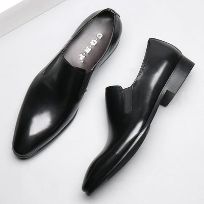 Zapatos de Cuero Formal para Hombre con Punta Afilada y Pedal - Image 5
