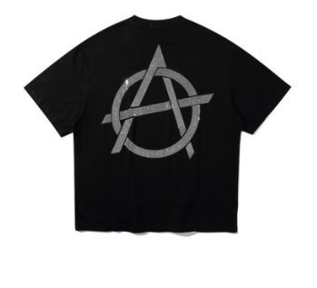 Playera Corta con Rhinestones para Hombre - Image 6