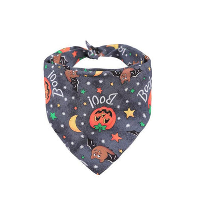 Pañuelo Triangular Reversible Halloween para Perros - Diseño Calabaza - Image 4