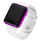 Morado Funda Blanco Strap
