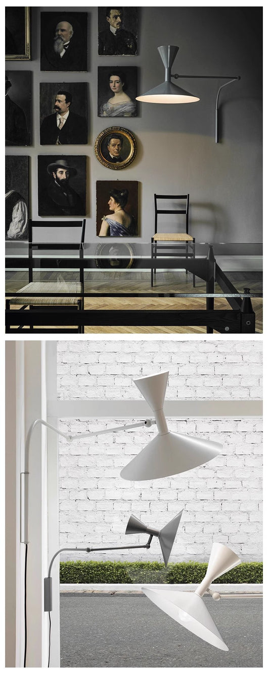 Lámpara Rotativa de Lectura Nemo - Diseño Minimalista Italiano para Dormitorio y Estudio - Image 15