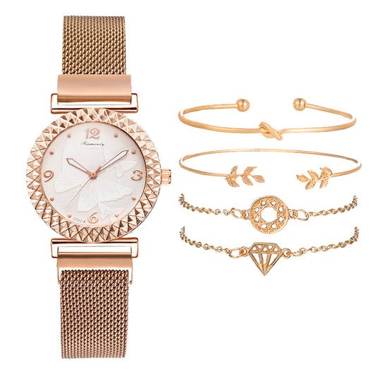 Conjunto de Reloj y Pulsera Mariposa 3D - Image 20