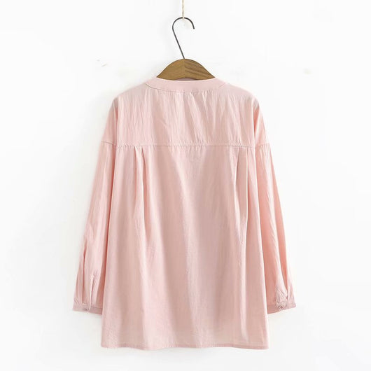 Playera de Algodón Puro con Cuello Redondo - Image 6
