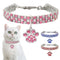 Collar de Diamantes para Mascotas - Joya Elástica Multicolor para Gatos y Perros