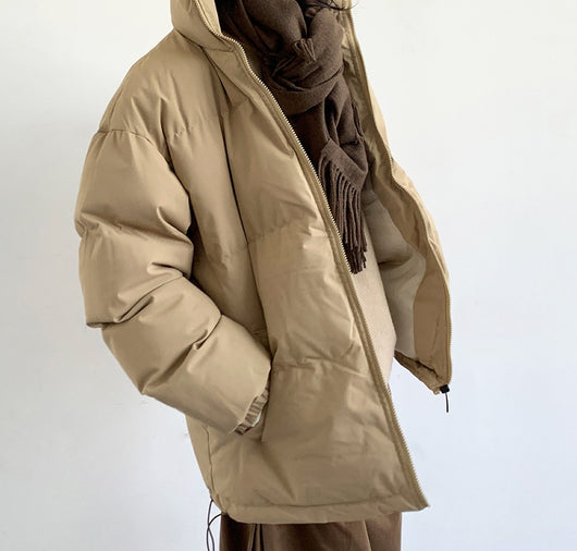 Abrigo Acolchado Retro Japonés para Parejas - Algodón Cálido Otoño Invierno - Image 2