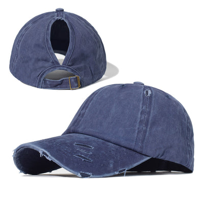 Gorra de Béisbol Ajustable con Agujero para Coleta - Image 7