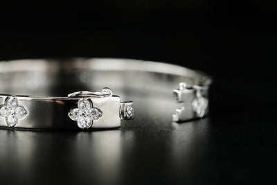 Pulsera Vintage Trébol en Plata 925 y Baño de Oro - Image 13
