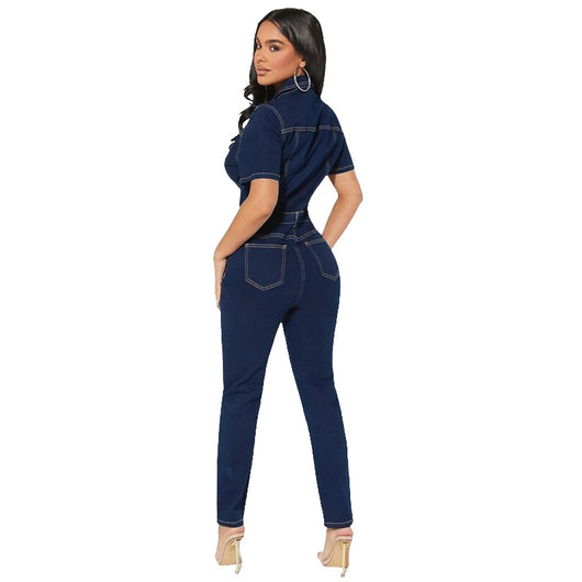 Enterizo Skinny de Mezclilla para Mujer - Diseño Ajustado y Moderno - Image 20