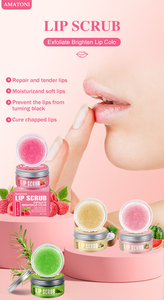 Exfoliante Labial con Sabores Frutales - Hidratación y Nutrición Intensas - Image 10