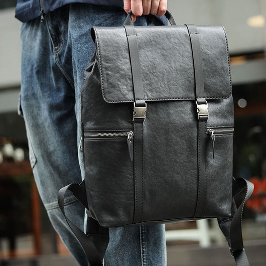 Mochila Ejecutiva de Cuero Bovino con Gran Capacidad - Image 2