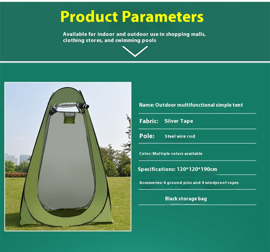 Carpa Portátil para Baño y Cambio de Ropa - Camping y Actividades Outdoor - Image 2