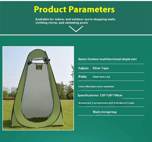 Carpa Portátil para Baño y Cambio de Ropa - Camping y Actividades Outdoor