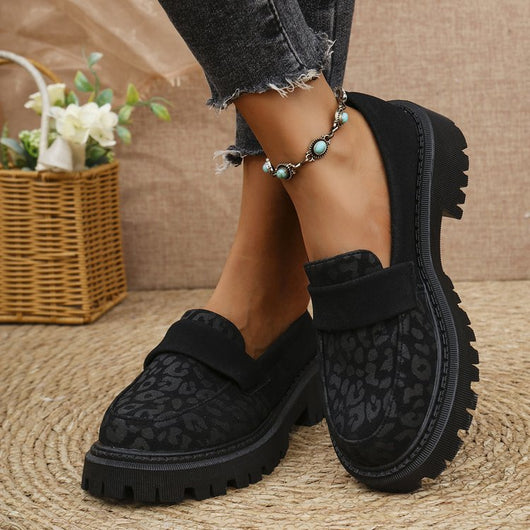 Mocasines Plataforma Cómodos Estilo Británico en Cuero Premium - Image 12