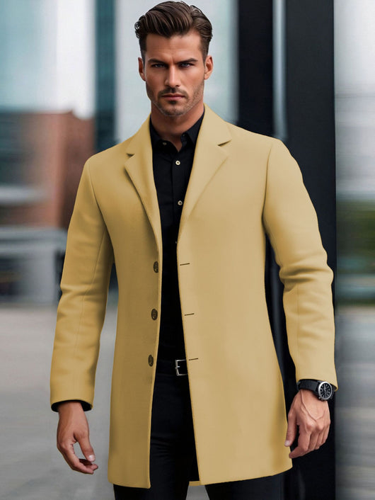 Abrigo Slim Fit con Solapa Europea - Corte Moderno y Elegante - Image 8