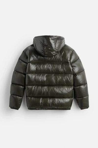 Chaqueta Negra de Algodón con Capucha - Estilo Casual - Image 27