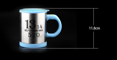Taza Agitadora Automática de Acero Inoxidable con Motor Eléctrico Rotativo - Image 13