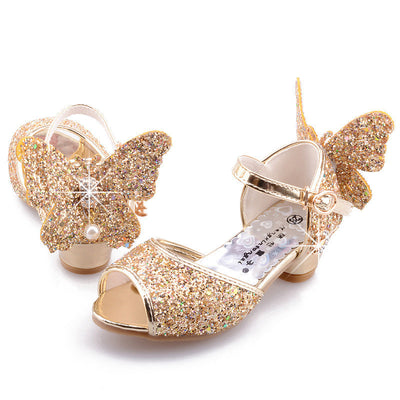Zapatos de Danza Infantiles con Moño - Suela Blanda y Tacón Bajo - Image 8