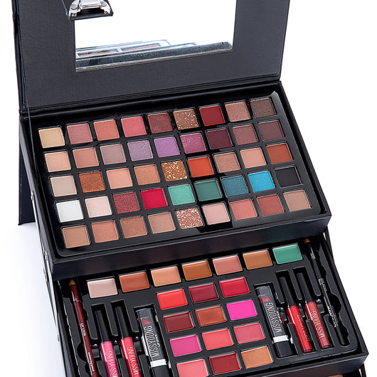 Set de Sombras y Brillo Labial de Maquillaje Profesional - Image 10