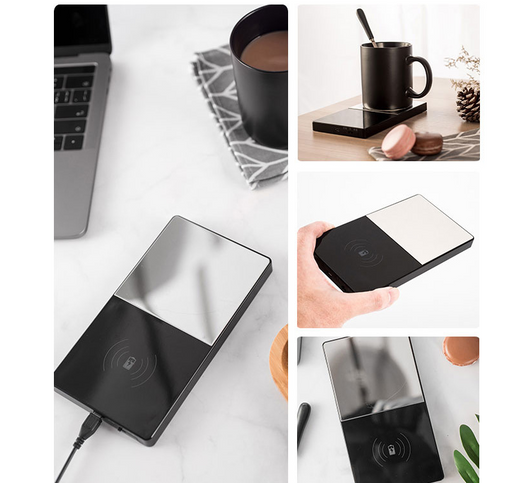 Taza Térmica 2 en 1 con Cargador Inalámbrico y Calentador Eléctrico - Image 15