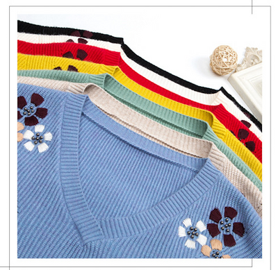 Camisa Tejida Suelta Estilo Western con Bordados - Image 16