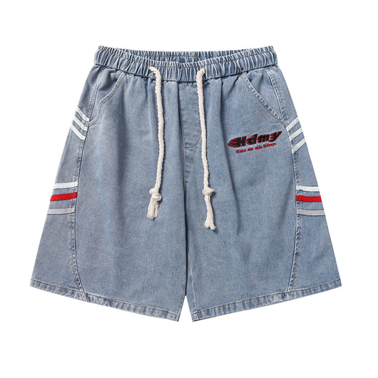 Shorts Denim Holgados Estilo Americano Lavado - Image 9