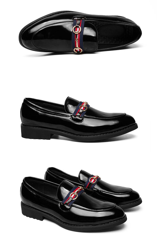 Zapatos Hombre Estilo Coreano Cuero Gamuza Punta Fina Retro - Image 6