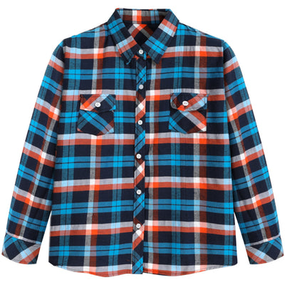 Camisa Suelta de Manga Larga para Niños Talla Grande - Image 2