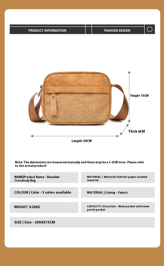 Bolsa Bandolera Casual para Hombre - Image 7