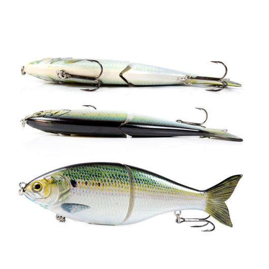 Señuelo Articulado de Metal con Conexión S - Hundible Multi-sección para Pesca - Image 8