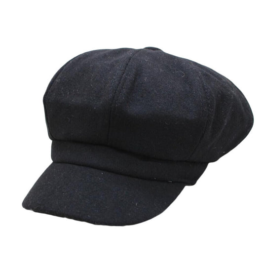 Gorra Octagonal de Lana Británica - Estilo Clásico para Estudiante