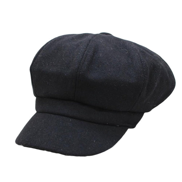 Gorra Octagonal de Lana Británica - Estilo Clásico para Estudiante